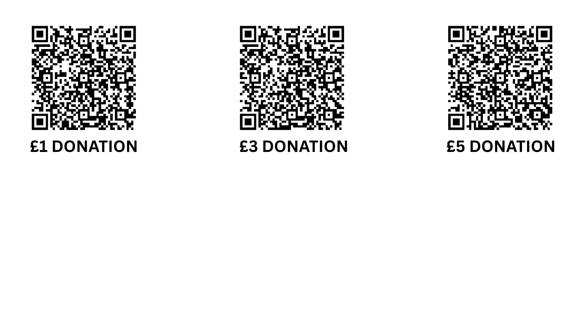 PTFA DONATION QR CODES PTFA DONATION